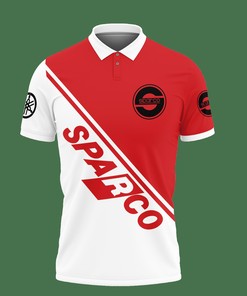 Make an Impression with Our 3D Printed Sparco An-Nh Polo Shirt Ver 2 (Red)