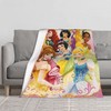 Make bedtime magical with a Custom Name Disney Princess Blanket