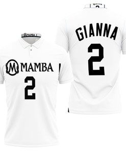 Mamba Forever Gianna Bryant Tribute Allover Polo Shirt in 3D Print