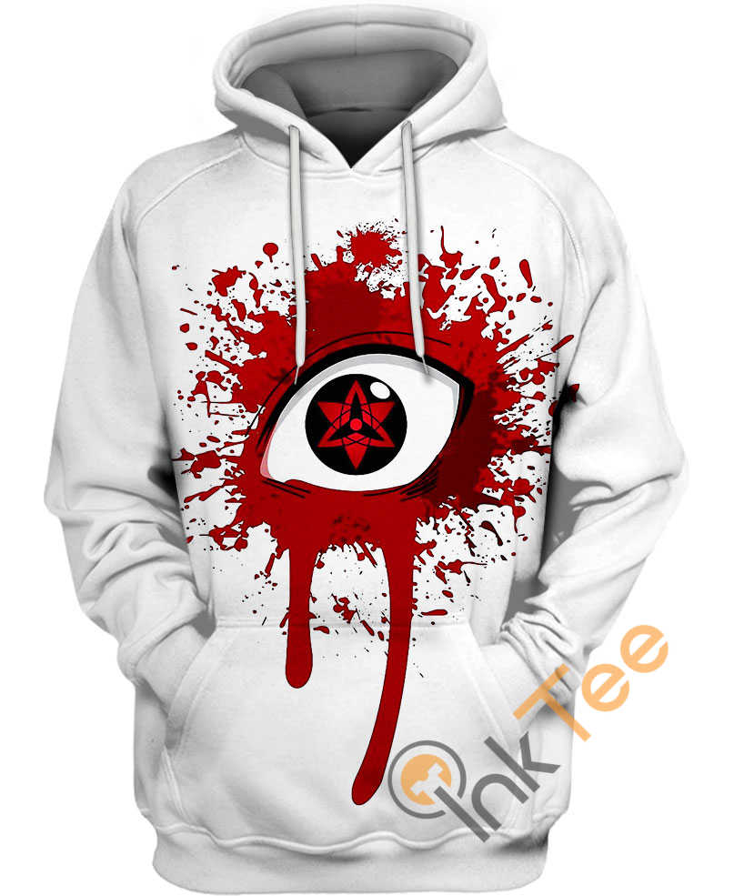 Mangekyou Sharingan All Over Print 3D Hoodie for Men
