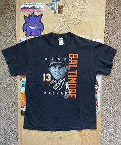 Manny Machado Baltimore Orioles Tee, Cotton T-Shirt, Men'S Women'S