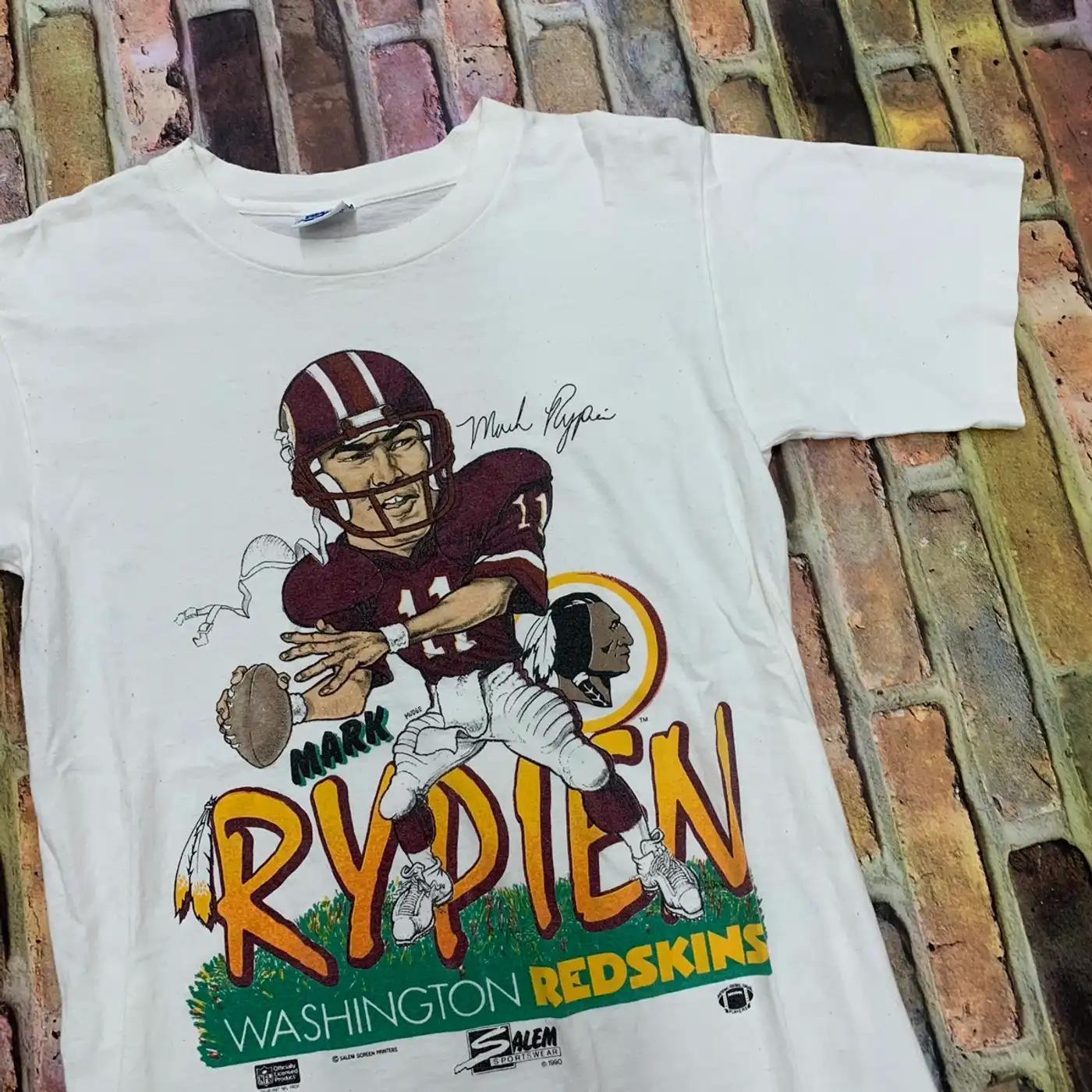 Mark Rypien Vintage T-Shirt, Hoodie & Sweatshirt Gifts For Nfl Fans - Image 2