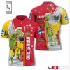 Maryland Terrapins Grinch Steals Christmas with Breathable Fabric 3D Polo Shirt