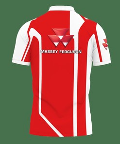 Massey Ferguson Nct-Va Polo Shirt Ver 2 with 3D Print in Red: An Unbeatable Comfortable and Athletic Piece