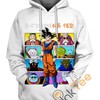 Masters Of Goku All Over Print 3D Hoodie with 3D Graphics