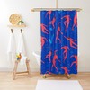 Matisse Boho Body Patterns Blue Shower Curtain - Artistic and Eco-Friendly - Waterproof for Bathroom Decor with Hooks!