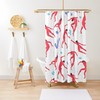 Matisse Boho Body Patterns Pink Shower Curtain - Artistic and Eco-Friendly - Waterproof Bathroom Decor with Hooks!
