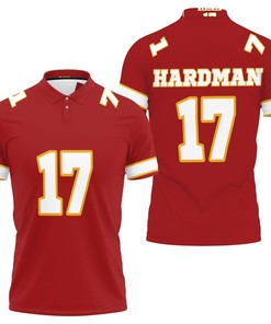 Mecole Hardmanl Kannas City Jersey Inspired Style 3D All Over Print Polo Shirt: A Must-Have for Nfl Fans
