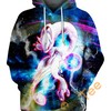 Mega Mewtwo All Over Print 3D Hoodie with 3D Graphics