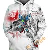 Melee Weapons Robot All Over Print 3D Hoodie with Graphics