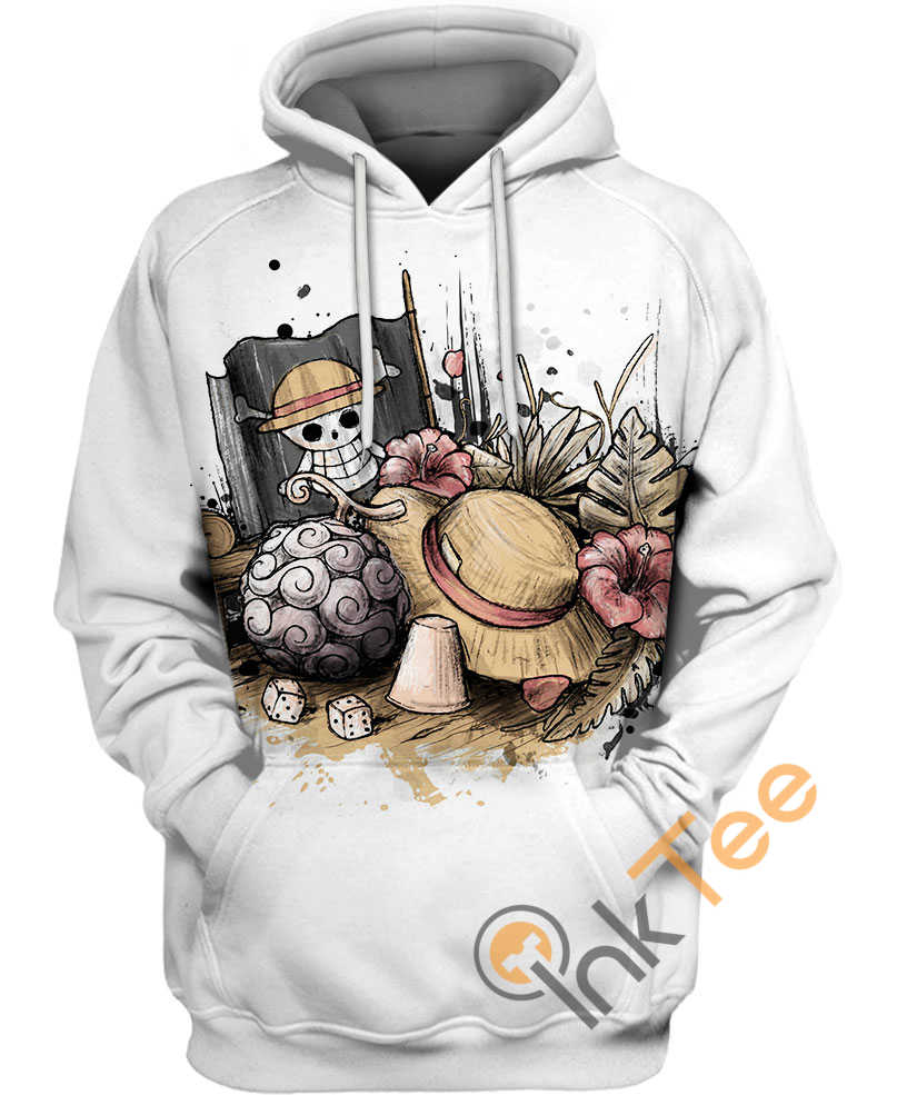 Memories Of One Piece All Over Print 3D Hoodie with Graphics