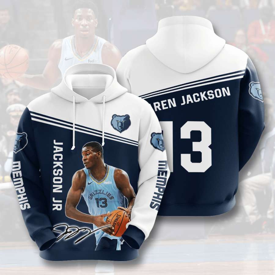 Memphis Grizzlies Custom Sport All Over Print 3D Hoodie for Men