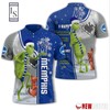 Memphis Tigers Grinch Steals Christmas with Personalized 3D Polo Shirt