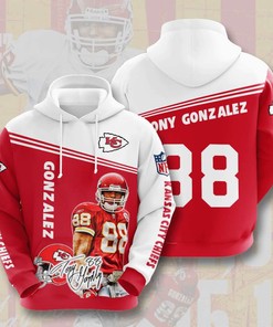 Men's All Over Print Zip Up Hoodie: Kansas City Chiefs
