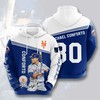Men's All-Over Print New York Mets 3D Hoodie for Fans