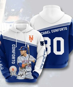 Men's All-Over Print New York Mets 3D Hoodie for Fans