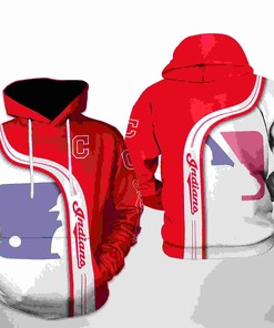 Men's Cleveland Indians All Over Print 3D Hoodie - Custom Design Available