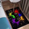 Mens Gaming Graffiti Art Design Game Area Rug for Bedroom