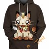 Meowth All Over Print 3D Hoodie with Custom Graphics