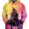 Mereoleona Vermillion All Over Print 3D Hoodie for Women