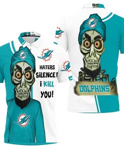 Miami Dolphins Haters I Kill You All Over Print Polo Shirt with 3D T-Shirt and Striking Design