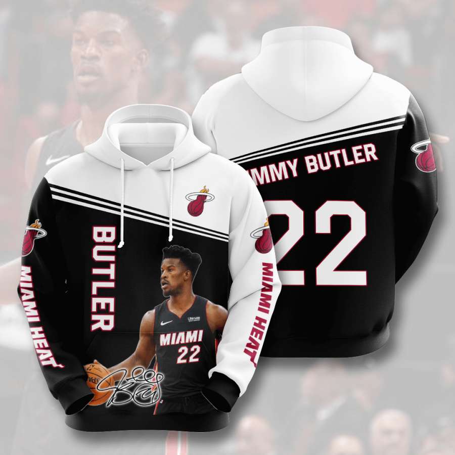 Miami Heat Customizable 3D Hoodie with Unique All Over Print Design