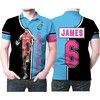 Miami Heat Lebron James 6 Pays Tribute to an NBA Legend with Warm-Up Inspired 3D Designed Allover Polo Shirt