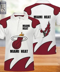 Miami Heat NBA Basketball Polo Shirt for Fans Who Want to Represent the Team in Style