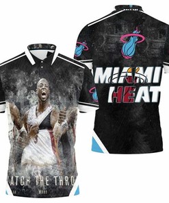 Miami Heat Watch The Throne Chris Bosh Lebron James Dwyane Wade Art for Fans Who Love Bold 3D Designs