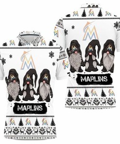 Miami Marlins Ugly Sweatshirt meets 3D Breathable Fabric Polo Shirt