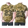 Micah Hyde with Nfl American Football Team Logo Camouflage 3d Designed All-Over Polo Shirt