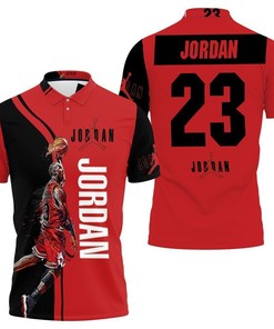 Michael Jordan 23 Chicago Bull Legend of NBA 3D Polo Shirt Jersey All Over Print Shirt 3d T-shirt