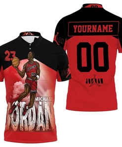 Michael Jordan 23 Chicago Bulls Just Play Have Fun Enjoy The Game 3D All Over Print Polo Shirt