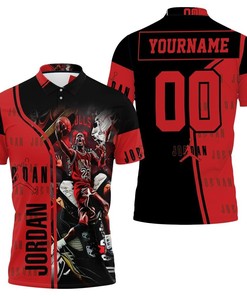 Michael Jordan 23 Chicago Bulls Legend Polo Shirt All Over Print Shirt 3d T-shirt Basketball Player