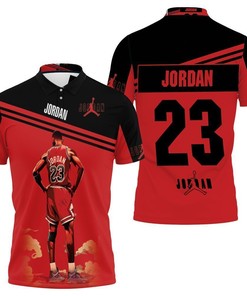 Michael Jordan 23 Chicago Bulls Standings Personalized Polo Shirt All Over Print Shirt 3d T-shirt