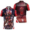 Michael Jordan 23 Legendary Player of Chicago Bulls All Over Print Breathable Fabric Polo Shirt