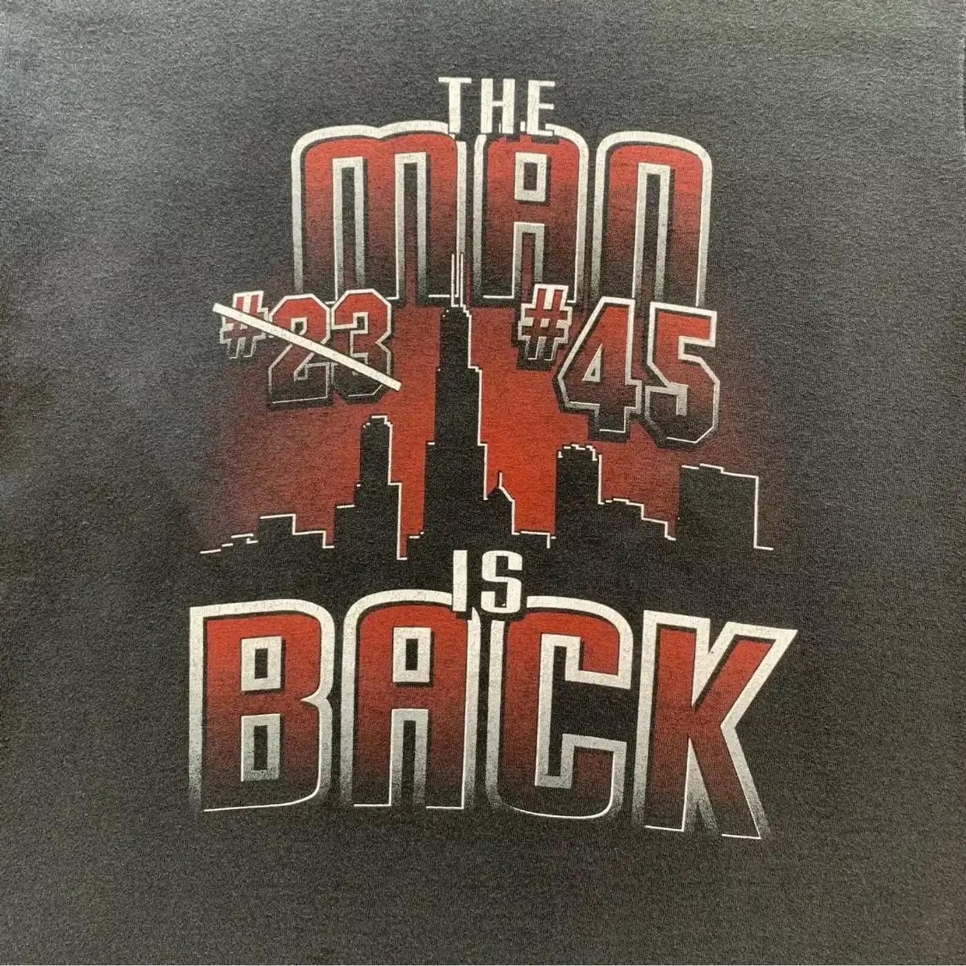 Michael Jordan Vintage Style Back Youth Chicago Bulls 90S T-Shirt, Hoodie, Sweatshirt Gift For Chicago Bulls Fans - Image 2