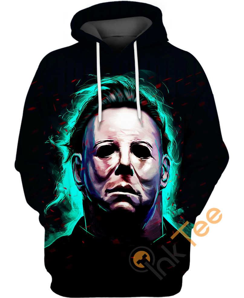 Michael Myers in Halloween Night 3D Hoodie with All Over Print Design