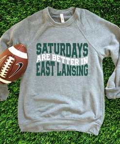 Michigan State College Sweatshirt - Perfect For College Tailgate Parties
