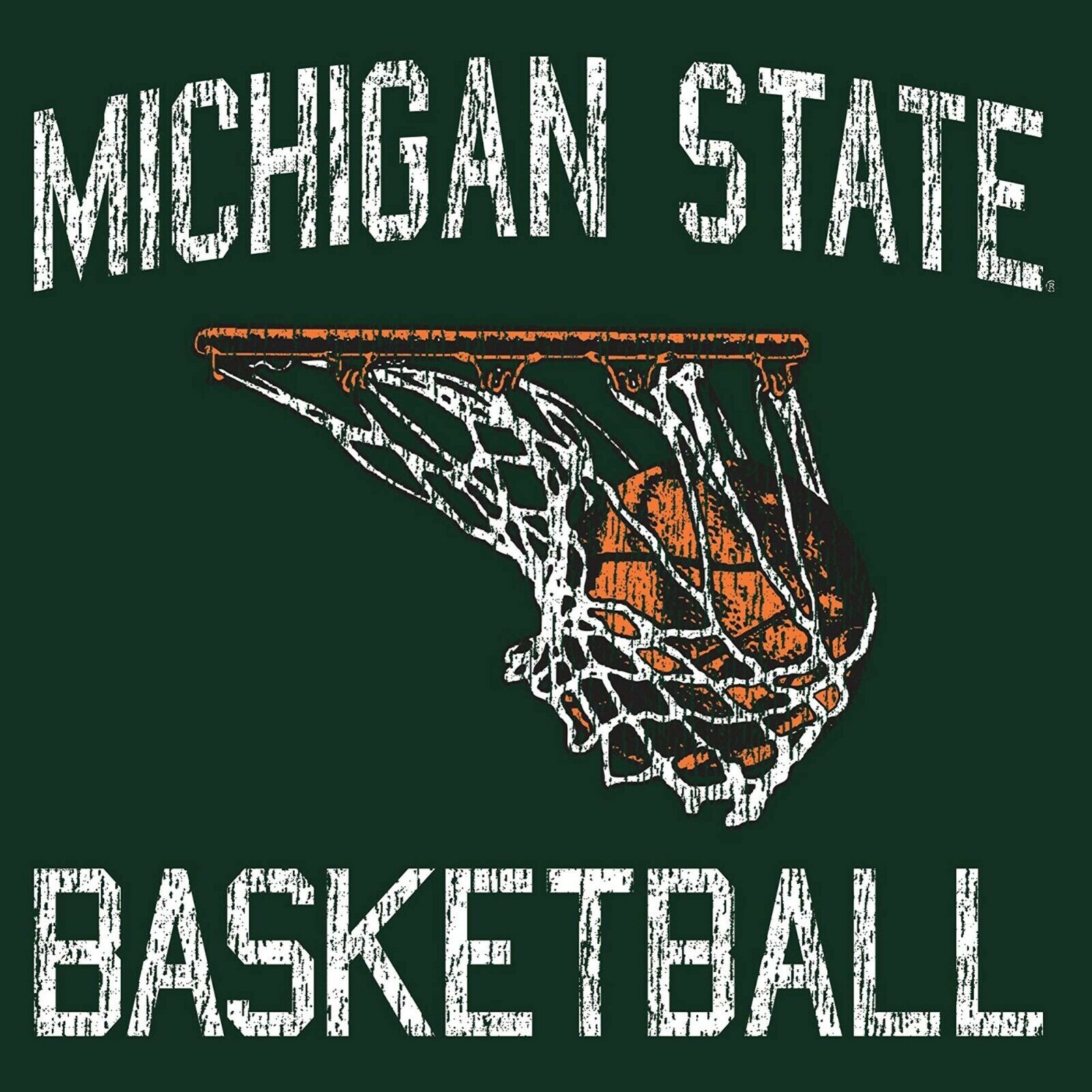 Michigan State Spartans Gradient Triangle Msu Spartans, Michigan State University Sweatshirt - Image 2