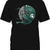 Michigan State Spartans Hoodie Basketball Ripped Off Shirt