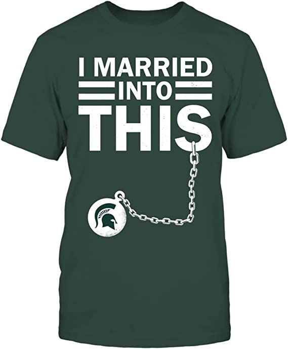 Michigan State Spartans Hoodie With I Married Into This Design, Perfect For Spartan Fans - Image 2