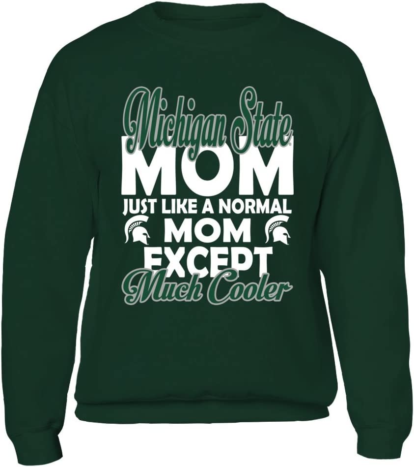 Michigan State Spartans Hoodie With Michigan State Mom Design, Perfect For Spartan Fans