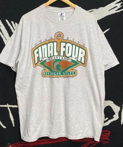 Michigan State Spartans Ncaa Final Four 2000 American Sweatshirt Hoodie Full Size