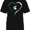 Michigan State Spartans Shirt Half Heart Perfect For Spartan Fans