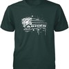 Michigan State Spartans Shirt With Farmer Tractor Inside Distressed Nation Flag Design, Perfect For Spartan Fans
