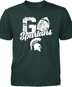 Michigan State Spartans Shirt With Go School Design, Perfect For Spartan Fans