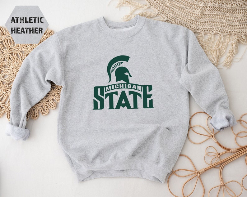 Michigan State Sweatshirt And Other College Apparel Perfect For Fans Everywhere Michigan State Sweatshirt College - Image 3