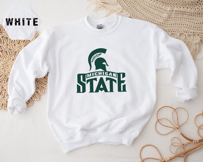 Michigan State Sweatshirt And Other College Apparel Perfect For Fans Everywhere Michigan State Sweatshirt College - Image 4