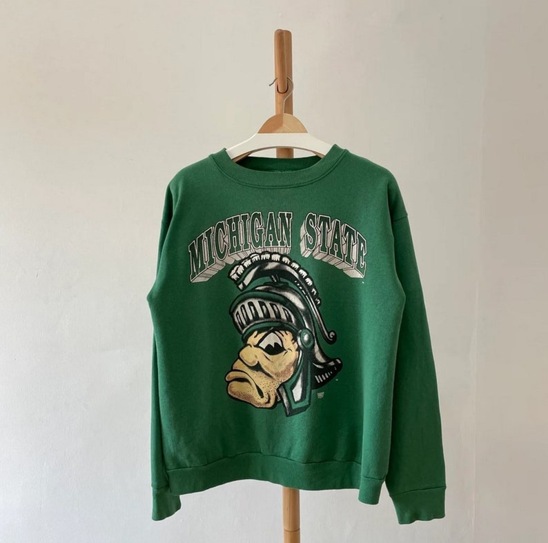 Michigan State University Spartan Sweatshirt Perfect For Game Day And Beyond Michigan State Sweatshirt, Game Day